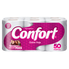 PAPEL HIGIÉNICO DOBLE HOJA (12 ROLLOS)