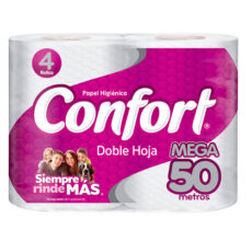PAPEL HIGIÉNICO DOBLE HOJA (4 ROLLOS)