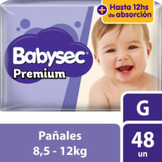 PAÑALES TALLA G 8.5 - 12KG 12HRS DE ABSORCIÓN (48 UNIDADES)