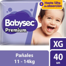 PAÑALES TALLA XG 11 - 14KG 12HRS DE ABSORCIÓN (40 UNIDADES)