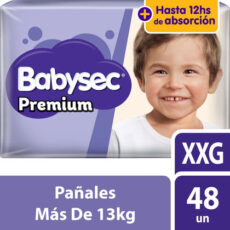 PAÑALES TALLA XXG MÁS DE 13KG 12HRS DE ABSORCIÓN (48 UNIDADES)