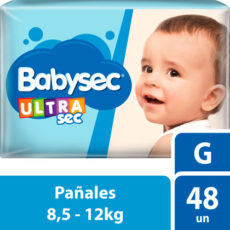 PAÑALES ULTRA SEC TALLA G 8,5 - 12KG (48 UNIDADES)