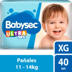 PAÑALES ULTRA SEC TALLA XG 11 - 14KG (40 UNIDADES)