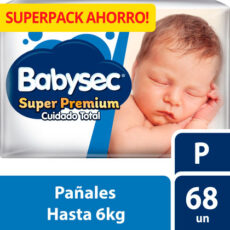 SUPERPACK AHORRO! PAÑALES TALLA P HASTA 6KG (68 UNIDADES)