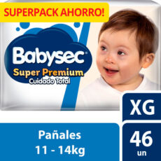 SUPERPACK AHORRO! PAÑALES TALLA XG 11 - 14KG (46 UNIDADES)