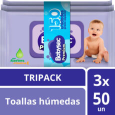 TRIPACK TOALLAS HÚMEDAS PREMIUM (150 UNIDADES)