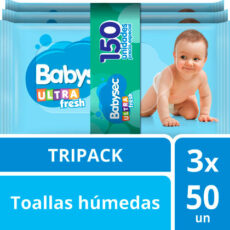 TRIPACK TOALLAS HÚMEDAS ULTRA FRESH (150 UNIDADES)