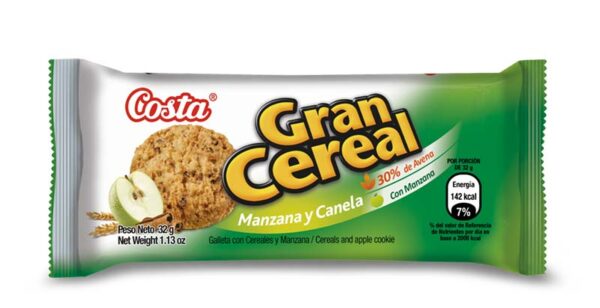 envoltura gran cereal manzana 2019